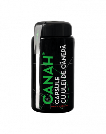 Alimente & Dulciuri - Capsule cu ulei de canepa, CANAH, 90buc