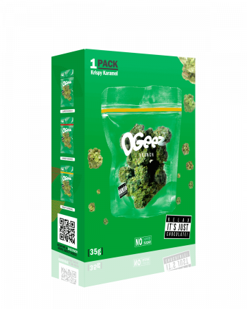 Ciocolata mugure, OGeez, Krispy Karamel, 35g [1]