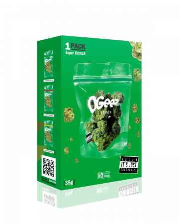 Ciocolata mugure, OGeez, Super Krunch, 35g [1]