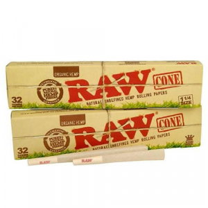 Conuri pre-rulate - Conuri din canepa pre-rulate RAW, Organic 1 1/4 x32
