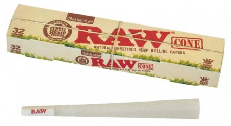 Conuri din canepa pre-rulate RAW, King Size Organic x32 [1]