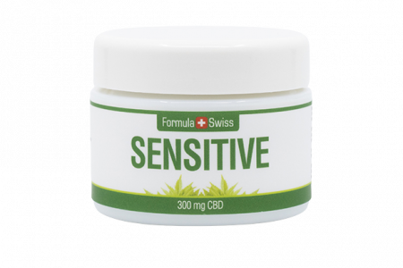 Creme Naturale cu CBD - Crema pentru piele sensibila CBD, 300mg, 30ml