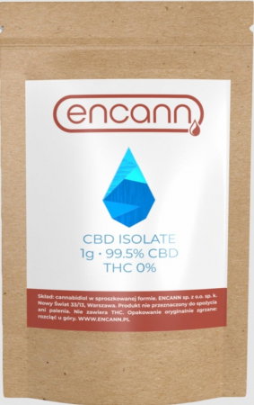 Cristale CBD 99%, ENCANN, 1000mg [1]