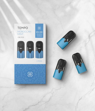 E-Lichid CBD 10%, Tempo, Moroccan Mint x3 [1]