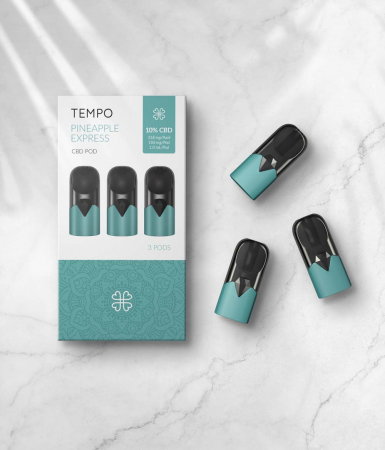 E-Lichid CBD 10%, Tempo, Pineapple Express x3 [1]