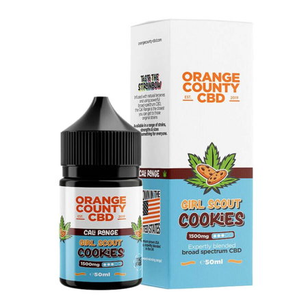 Ulei CBD - E-Lichid CBD 3%, Orange County CBD Cali E-Liquid Girl Scout Cookies, 1500mg, 50ml