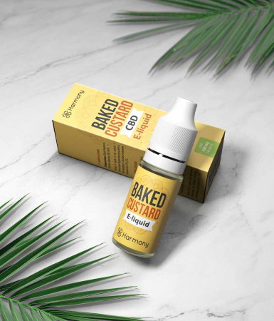 E-Lichid CBD, Baked Custard, 10ml [1]