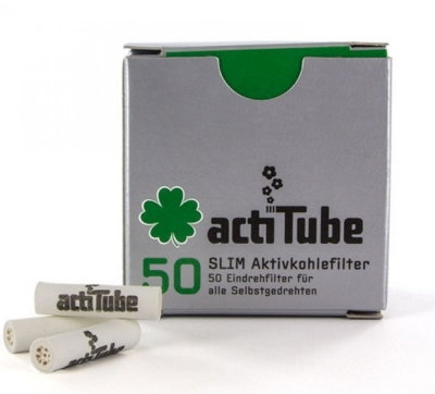 Filtre Carbon - Filtre actiTube Slim Carbon Activ 7mm x 50buc