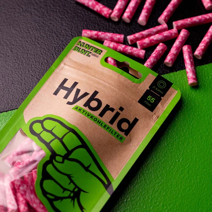 Filtre Hybrid Filters, Carbon Activ cu celuloza, Bag 55, 6.4mm, Magenta [2]