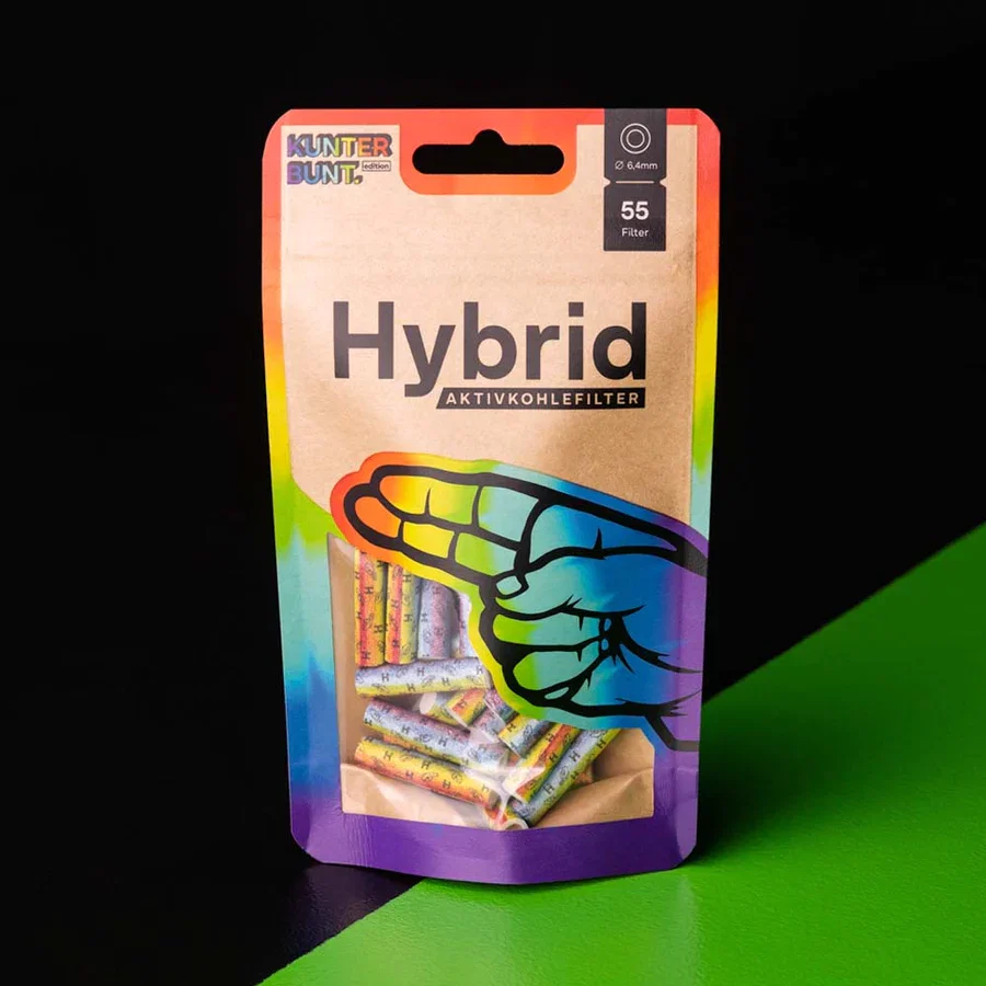 Consumabile - Filtre Hybrid Filters, Carbon Activ cu celuloza, Bag 55, 6.4mm, Rainbow
