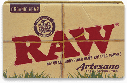 Foite tutun - Foite Canepa Organic RAW Artesano 1 1/4 cu Filtre si Tava