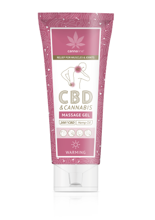 Creme Naturale cu CBD - Gel incalzitor CBD, Muschi și articulatii tensionate, Cannaline, 200mg