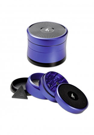 Grinder metalic After Grow Solinder, Albastru, 4 parti, Ø62mm [0]