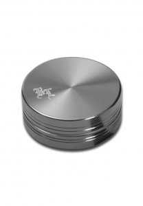 Grindere Tutun & Plante - Grinder metalic 'Black Leaf', Al Titan, 2 Parti, Ø40mm