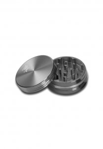 Grinder metalic 'Black Leaf', Al Titan, 2 Parti, Ø40mm [1]