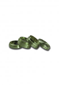 Grinder Black Leaf, Groove, 4 Parti, Verde, Ø40mm [1]