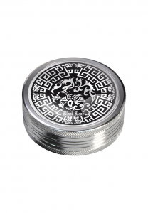 Grindere Tutun & Plante - Grinder metalic 'Black Leaf' Celtic, 2 Parti, Ø50mm