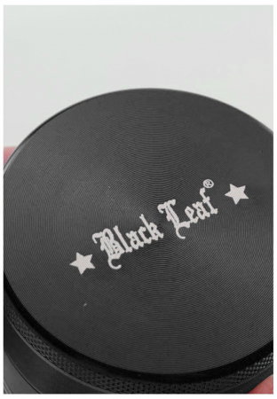 Grinder metalic Black Leaf, Mandala, 4 parti, Negru, Ø50mm [1]