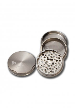 Grinder metalic 'Black Leaf' New Edge, Granit, 4 parti, Ø38mm [1]