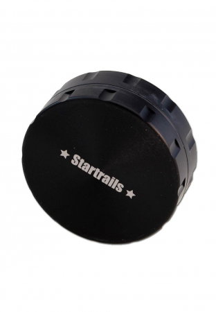 Grinder metalic 'Black Leaf' Startrails, 2 Parti, Argintiu, Ø62mm [2]