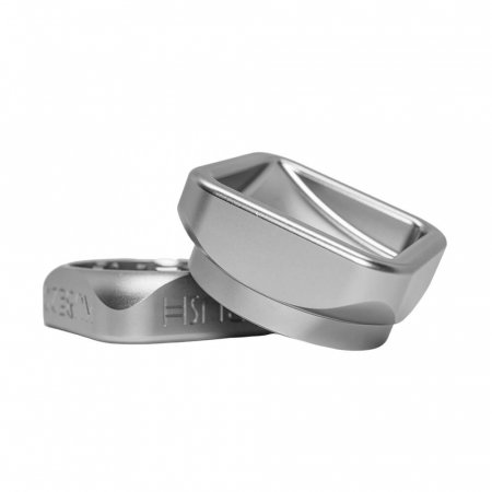 Grinder metalic Krush Kube 2.0, Steel Grey, 2 Parti, Ø55mm [1]