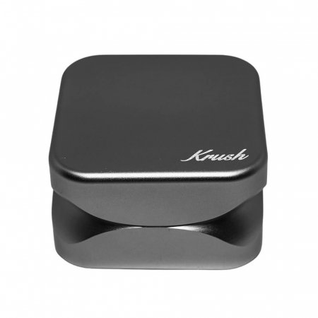 Grinder metalic Krush Kube 2.0, Negru, 2 Parti, Ø55mm [2]