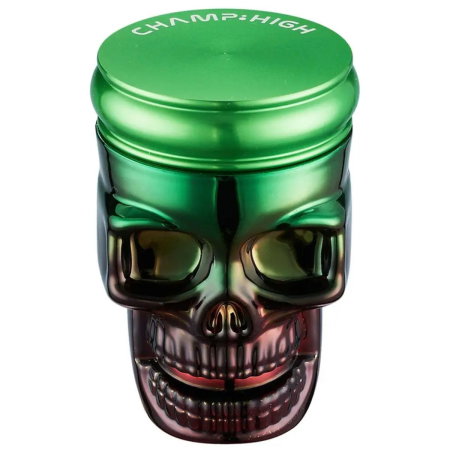Grinder metalic, Champ-High, Skull Head, 3 Parti, Ø42mm [2]