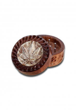 Grinder RoseWood 'Leaf', 2 Parti, Ø35mm [1]