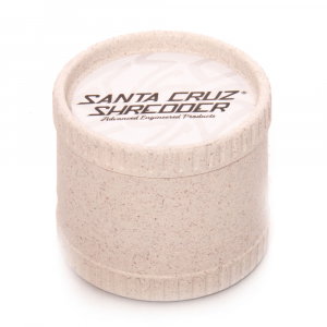 Grindere Tutun & Plante - Grinder 'Santa Cruz' din Canepa, Alb, 3 Parti, Ø55mm