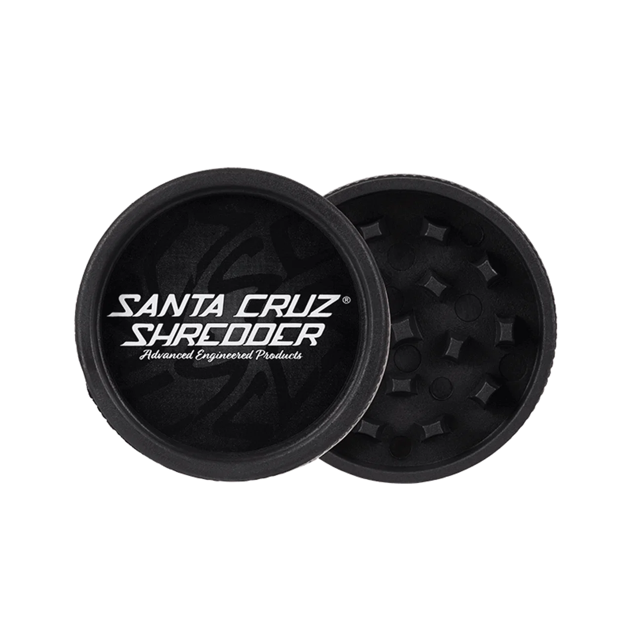 Accesorii - Grinder 'Santa Cruz' din Canepa, Negru, 2 Parti, Ø55mm