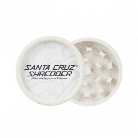 Grindere Tutun & Plante - Grinder 'Santa Cruz' din Canepa, Alb, 2 Parti, Ø55mm