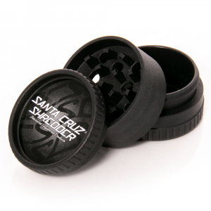 Grinder 'Santa Cruz' din Canepa, Negru, 3 Parti, Ø55mm [1]