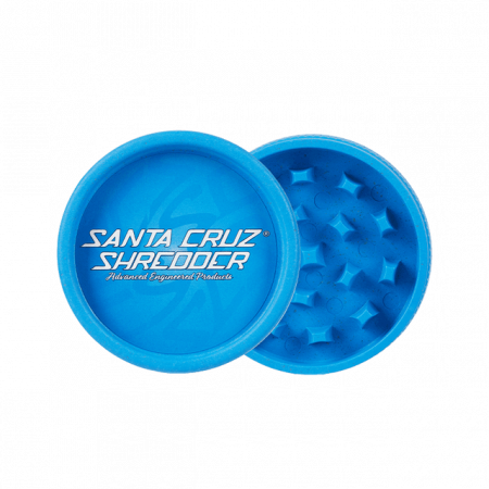 Grindere Tutun & Plante - Grinder 'Santa Cruz' din Canepa, Albastru, 2 Parti, Ø55mm