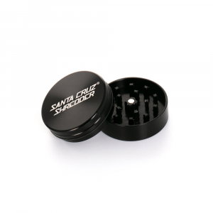 Grindere Tutun & Plante - Grinder metalic 'Santa Cruz' Medium, Negru, 2 Parti, Ø53mm