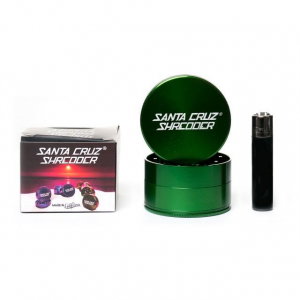 Grinder metalic 'Santa Cruz' Verde, Large, 4 Parti, Ø70mm [1]
