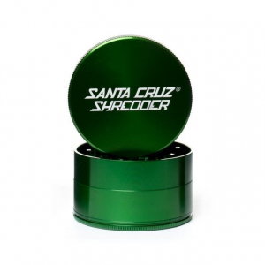 Grindere Tutun & Plante - Grinder metalic 'Santa Cruz' Verde, Large, 4 Parti, Ø70mm