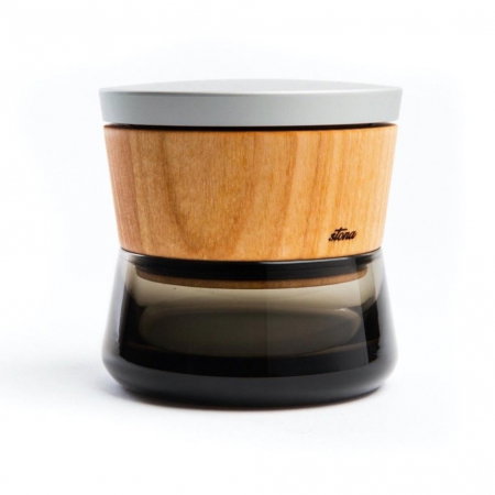Accesorii - Grinder 'Stona' Premium, Lemn de Cires, Pearl Grey