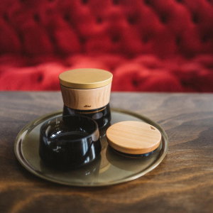 Grinder 'Stona' Premium, Lemn de Cires, Champagne [2]