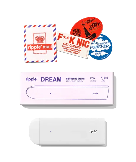 Tigara electronica, Ripple+, DREAM, Mure, fara nicotina, 1000 pufuri [5]