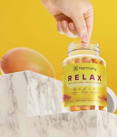 Jeleuri CBD+CBG, Harmony, Relax Gummies, 600mg [1]