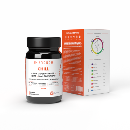 Jeleuri CBD, Endoca, CHILL, Mango, 1200mg [3]