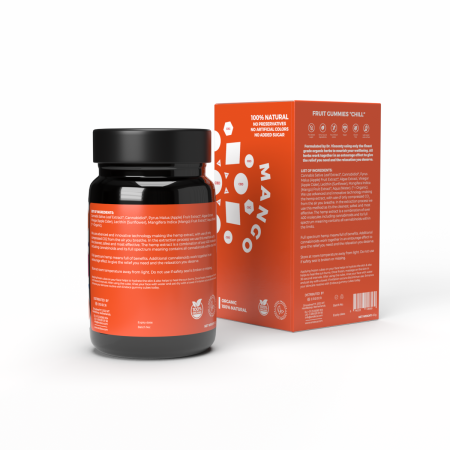 Jeleuri CBD, Endoca, CHILL, Mango, 1200mg [2]