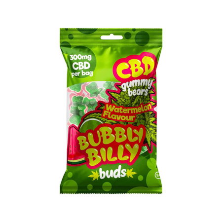 Jeleuri CBD, Bubbly Billy Buds, Pepene Rosu, 300mg [0]