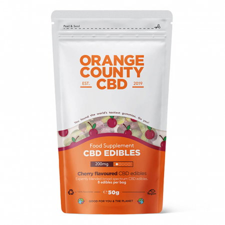 Ulei CBD - Jeleuri CBD, Orange County CBD, Cirese, 200mg