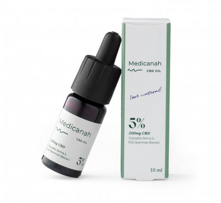 Pachete PROMO - Pachet PROMO 4+1, Ulei CBD 5%, 500mg, Full Spectrum, Premium, 10ml