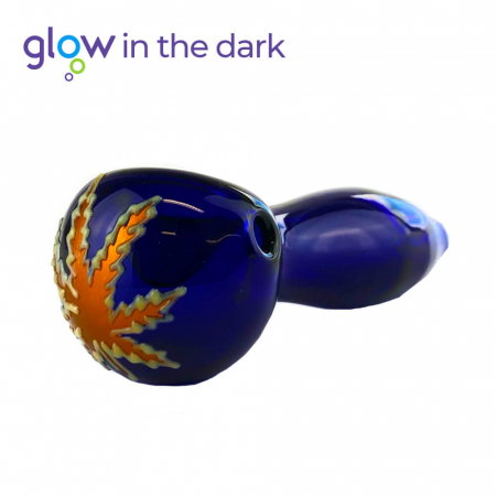 Pipe - Pipa albastra, Urban Crew, Glow, 10cm