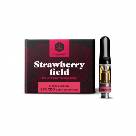 Vape CBD - Vaporizatoare cu CBD - Pod CBD 85%, HAPPEASE, Strawberry Bubblegum