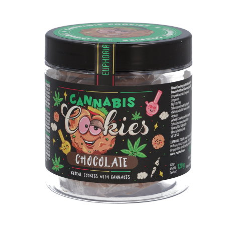 Prajiturele CBD 'Euphoria' Ciocolata, 110gr [0]