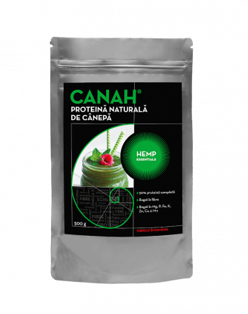 Alimente & Dulciuri - Pudra proteica de canepa, CANAH, 500g