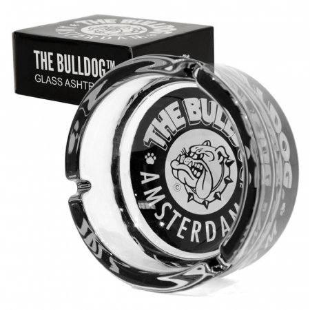 Scrumiera The Bulldog Amsterdam, Sticla, Negra [0]